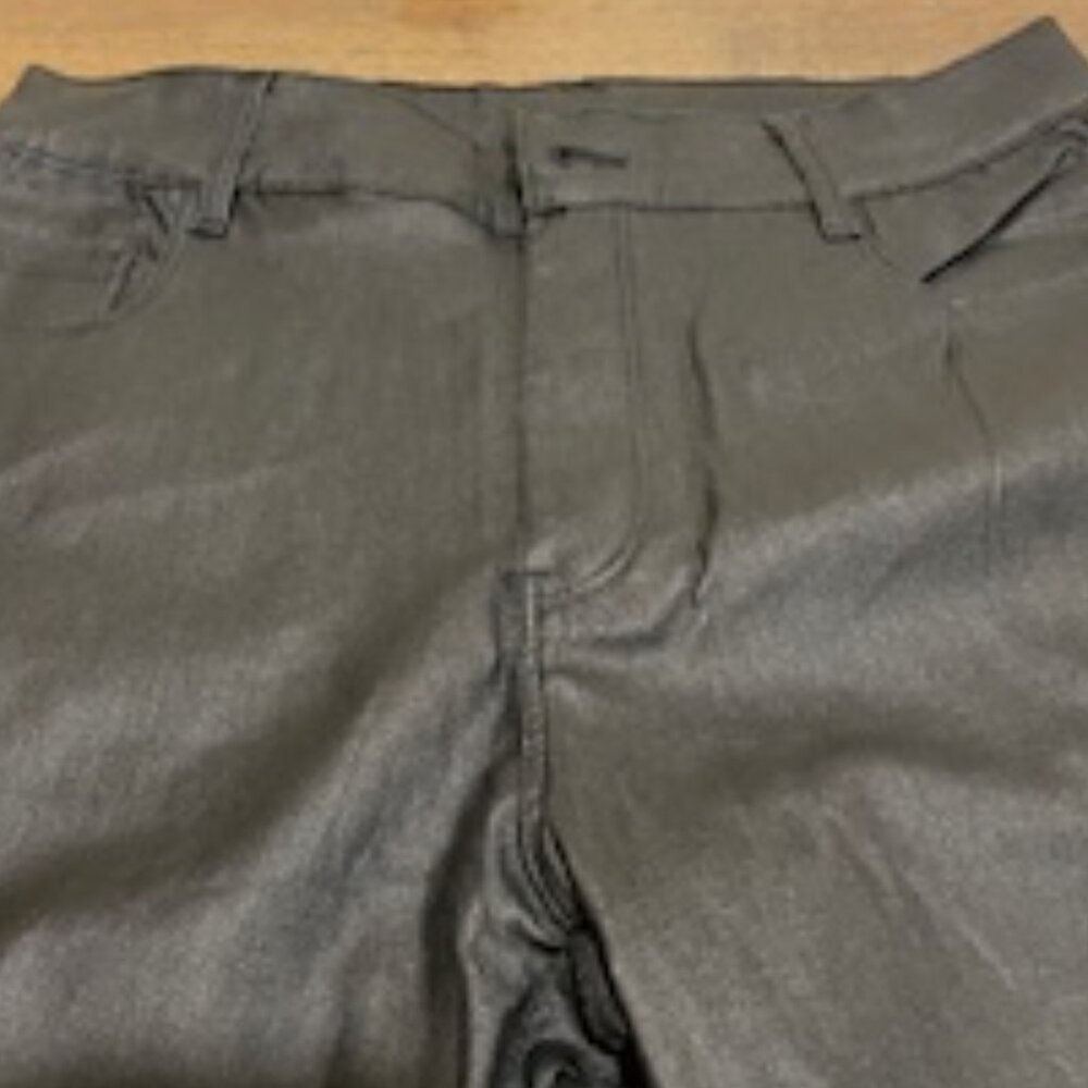 Grey Stretch Pants - Picture 2 of 7